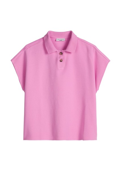 Ärmelloses Poloshirt wide