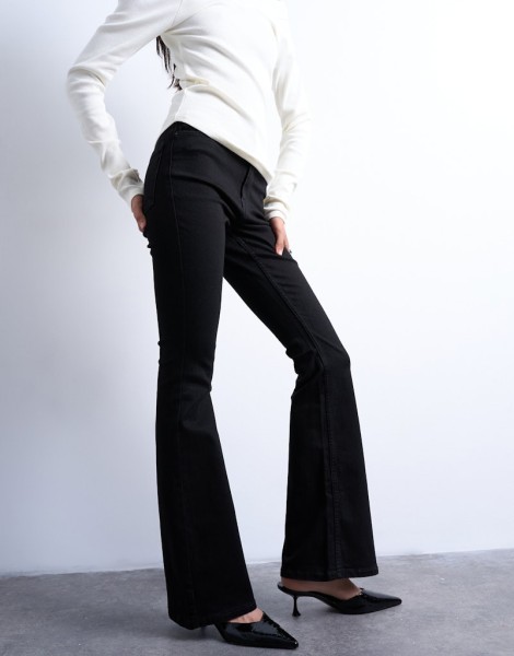 TSJAMIE HR FLARE DNM JEANS BL NOOS