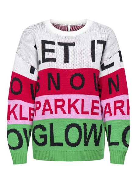ONLXMAS HOHO LS PULLOVER KNT