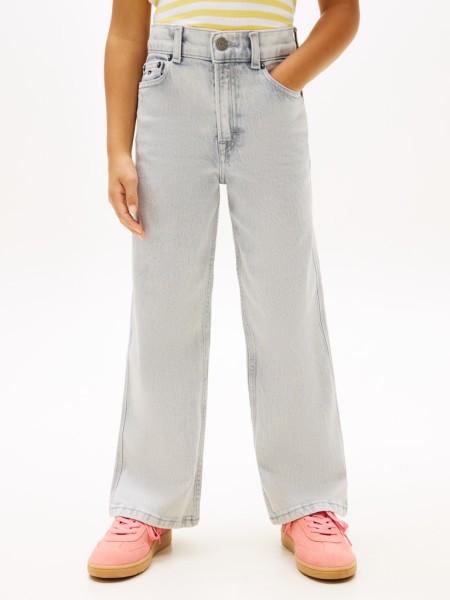 Mabel Faded High Rise Wide Leg Jeans