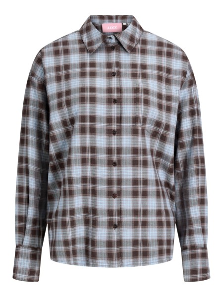 JXJAMIE CHECK FLANNEL LS SHIRT WVN SN
