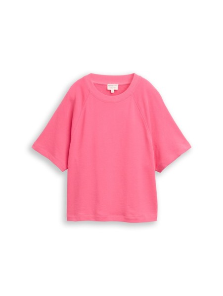 Loose Fit Sweatshirt mit Kurzarm