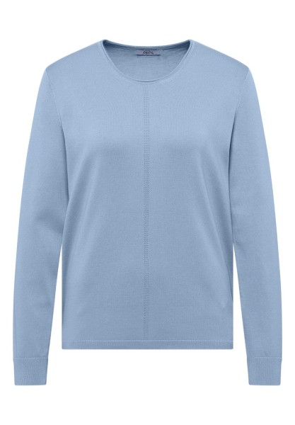 Basic Pullover mit Rundhals