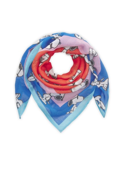 Feines Bandana aus Modalmischung mit Snoopy-Motiven