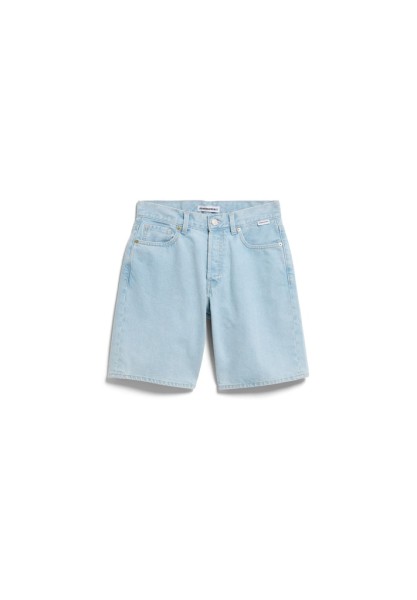 THAALINA MID WAIST DENIM SHORT