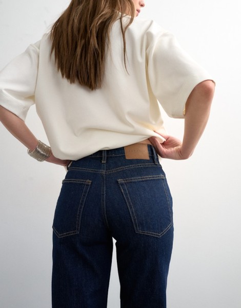 TSRUNWAY MR CROPPED DNM JEANS DB