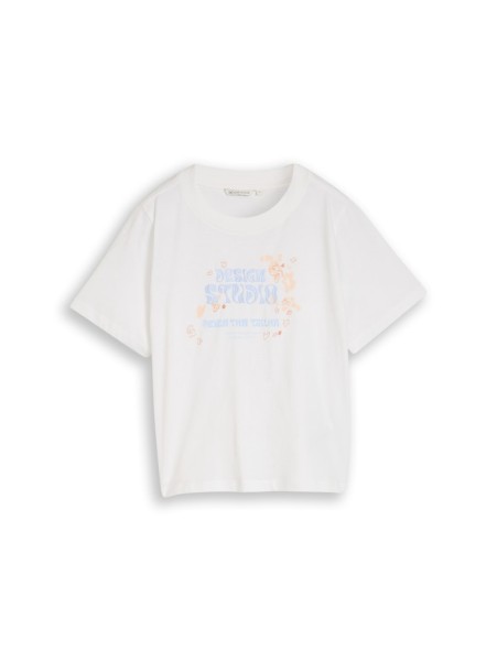 Loose Fit T-Shirt mit Stickerei