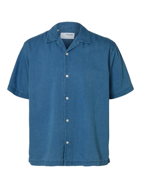 SLHRLXRICK DENIM SS SHIRT