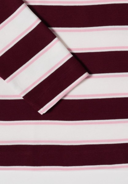 Langarm Poloshirt mit Knöpfen