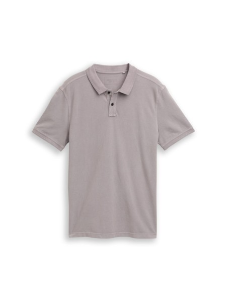Piqué Poloshirt im Washed Look