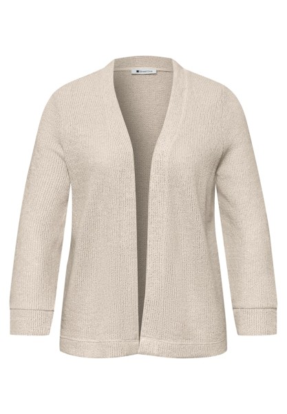 Langarm Jacke im Strick-Look