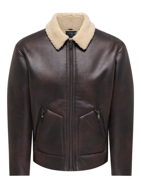 ONSRIKER PU SHEARLING JACKET OTW VD