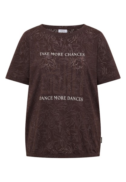 T-Shirt in Ausbrenner-Optik