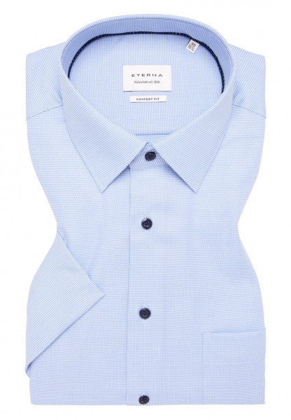 Hemd Hahnentritt Kurzarm