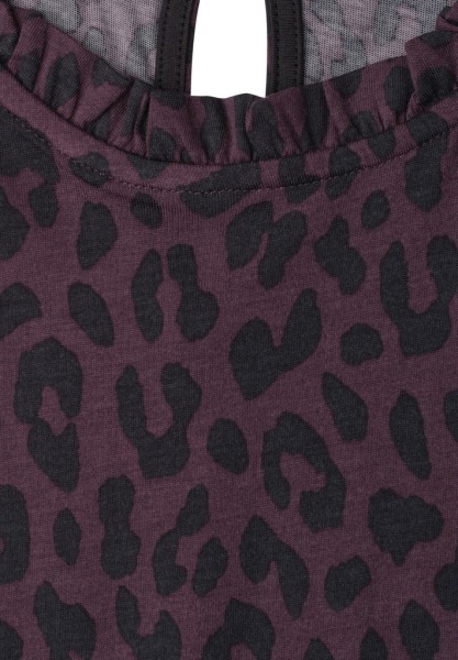 Top mit Rundhals und Rüschendetails