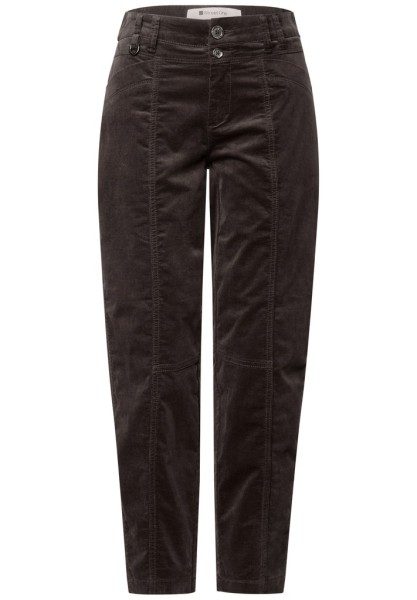 Barrel Leg Hose aus Cord im Casual Fit