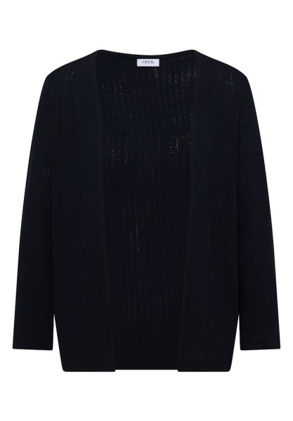 3/4-Arm Jacke in Strick-Optik