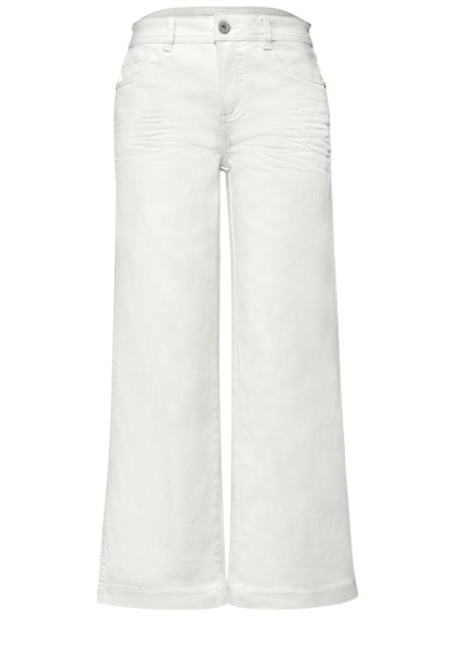 Mid Waist Wide Leg Hose im Casual Fit