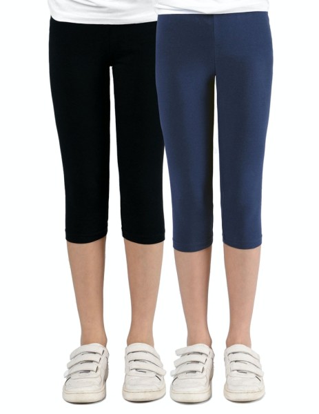 Capri-Leggings Kinder Doppelpack