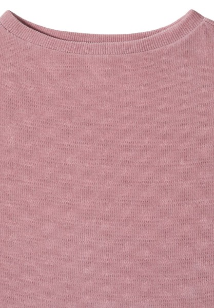 3/4-Arm Shirt aus Cord mit Boat Neck