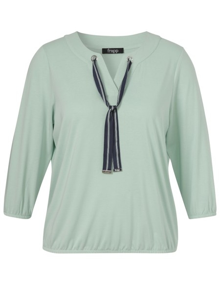 T-Shirt V-Ausschnitt 3/4 Arm Schluppe