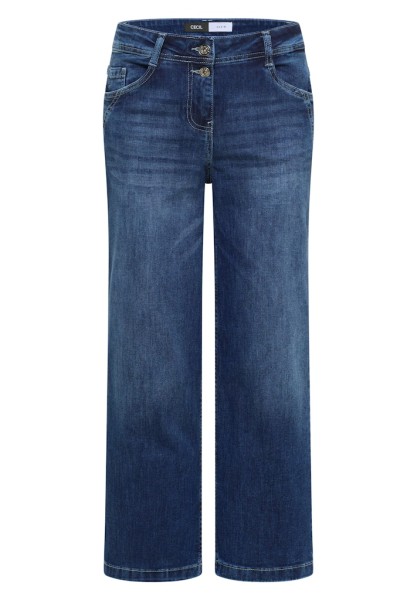 High Waist Wide Leg Jeans im Loose Fit