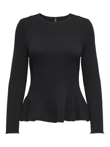 ONLKENYA L/S PEPLUM TOP JRS NOOS