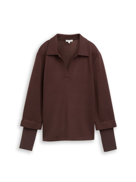 Scuba Sweatshirt im 2-in-1-Look