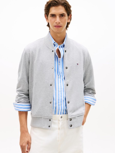 ESSENTIAL TERRY BOMBER JACKET