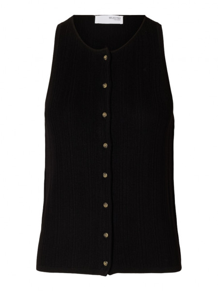SLFTRIXIE SL KNIT BUTTON TOP