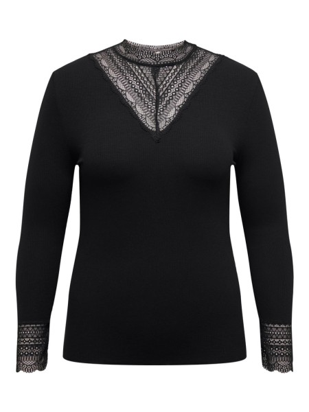 CARTILDE RIB LACE L/S TOP JRS NOOS