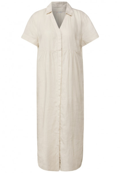 Kurzarmkleid aus Leinen