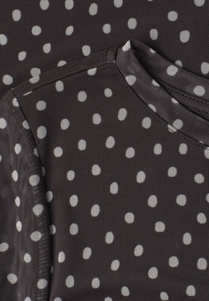3/4-Arm Shirt aus Mesh mit Print