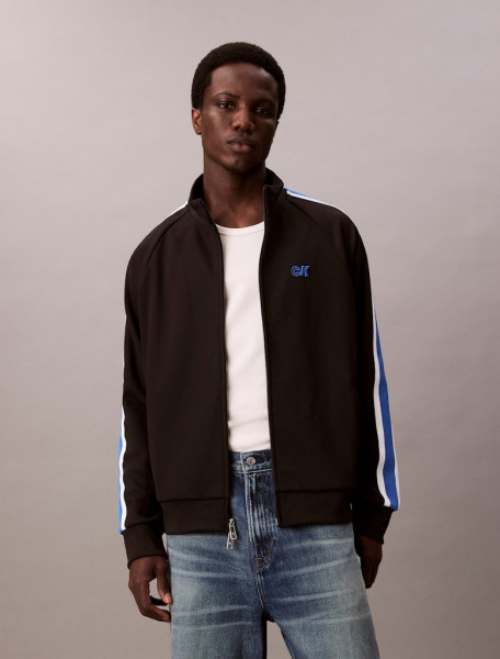 STRETCH TWILL TRACK JACKET