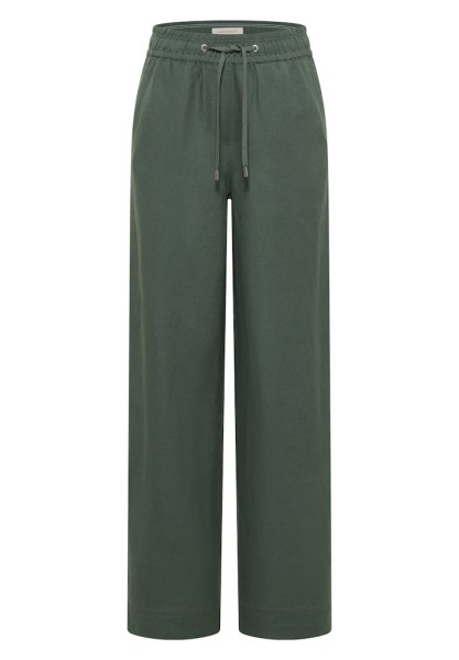 Wide Leg Hose im Loose Fit aus Leinenmix