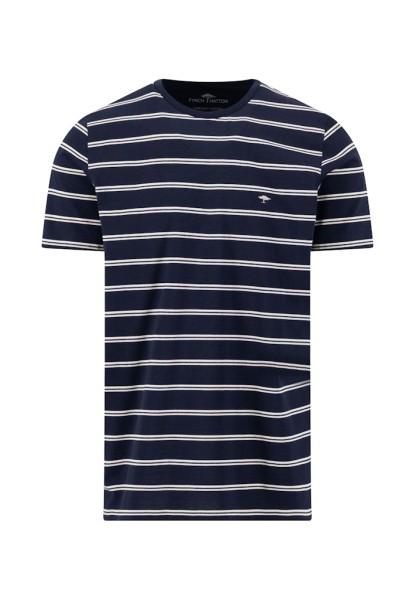 T-shirt, textured striped