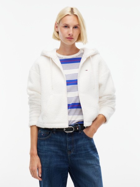 TJW TEDDY HOODED ZIP THRU EXT