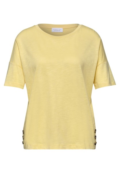 T-Shirt mit Rundhals und Knöpfen
