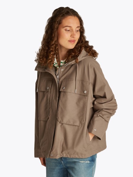 COTTON NYLON SHORT PARKA