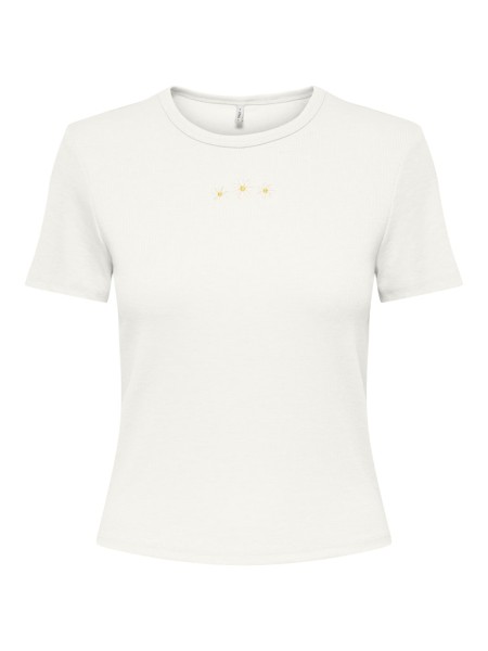 ONLDANIELLA S/S RIB TOP CS JRS