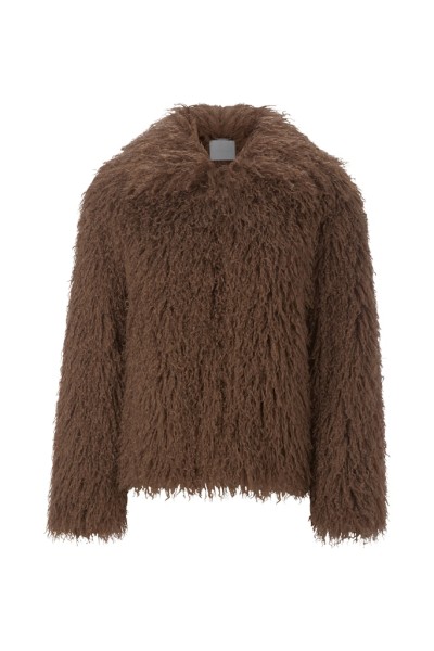 Long Hair Shearling Jacket