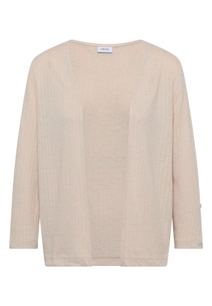 3/4-Arm Jacke in Strick-Optik