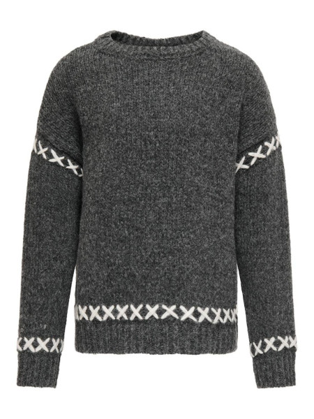 KOGAMANDA LIFE LS O-NECK DETAIL CS KNT