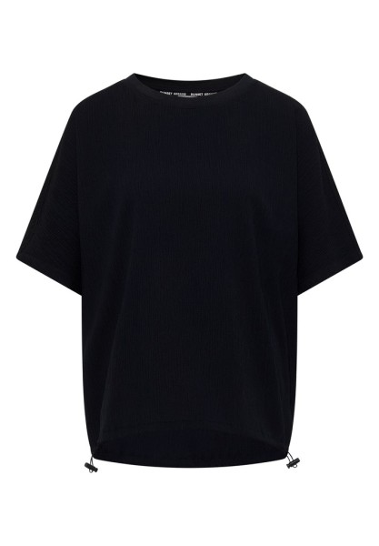Dropped Shoulder Blusenshirt in Unifarbe