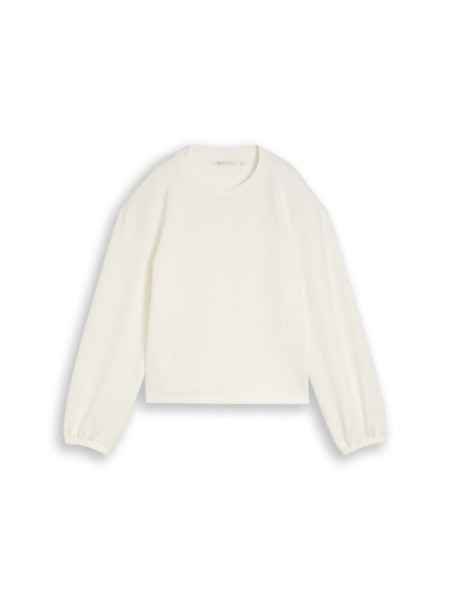 Loose Fit Scuba Langarmshirt