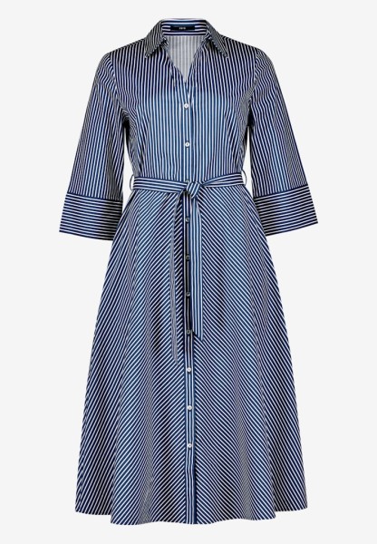 Hemdblusenkleid mit 3/4 Arm