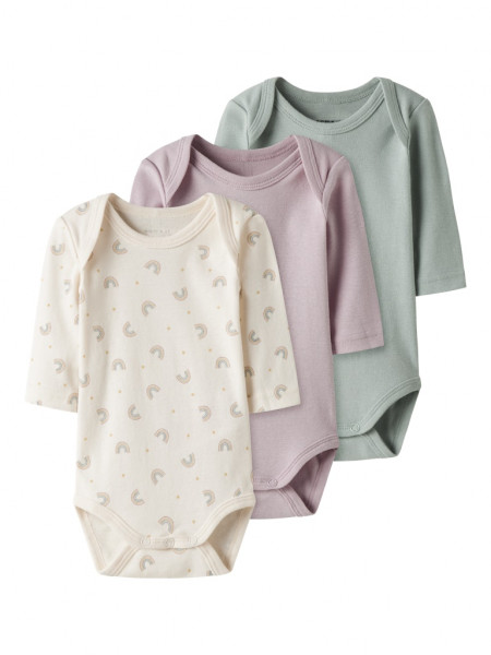 NBFBODY 3P LS JET RAINBOW NOOS