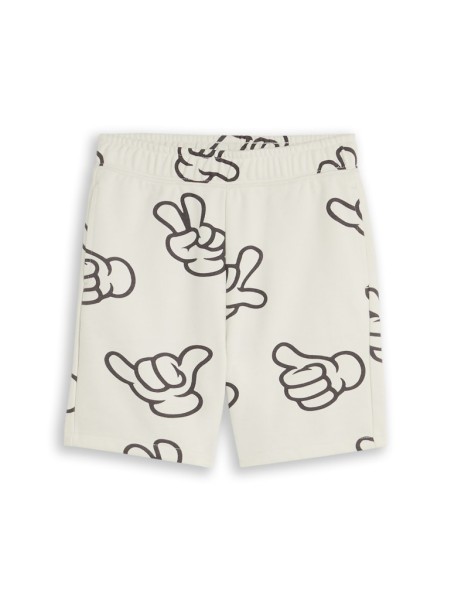 Sweat-Shorts mit Muster