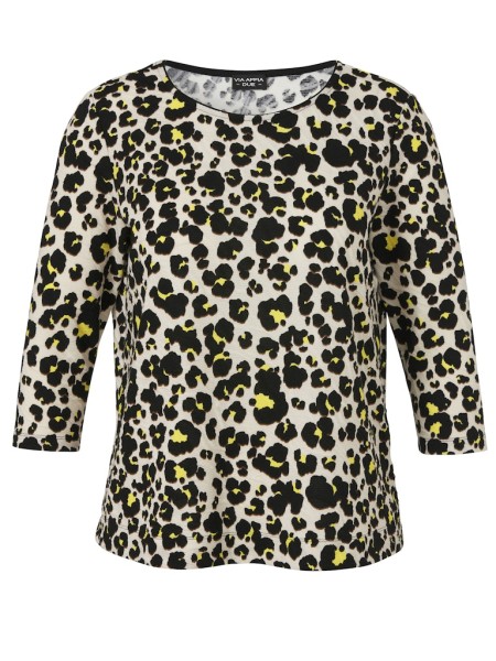 T-Shirt Rundhals 3/4 Arm Druck