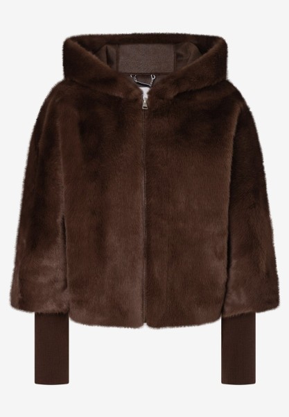 Fake-Fur-Jacke